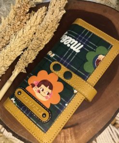SLIM WOLLIE Milky with Leather Frame