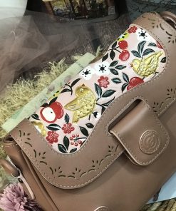 Small palupi singing bird carving series (pink)